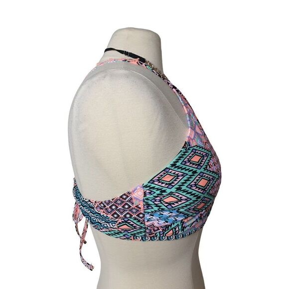 Women's Plus Bikini Top XL Halter Padded Cross Back Swim Top XL NWOT - Picture 5 of 9